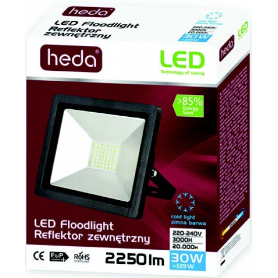 ΠΡΟΒΟΛΕΑΣ HEDA 100W 8200lm ΑΠΛ