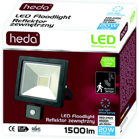 ΠΡΟΒΟΛΕΑΣ HEDA SENSO 30W 2250l