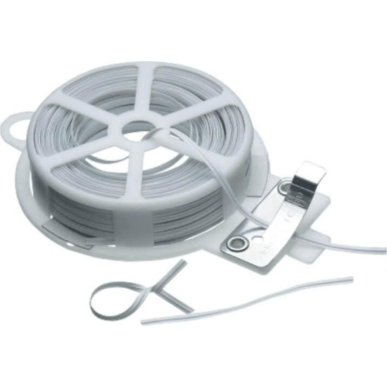 ΣΥΡΜΑ ΚΗΠΟΥ 50Μ (TWISTER) ΛΕΥΚΟ ΚΙΝΑΣ