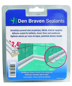 ΤΑΙΝΙΑ DEN ΜΠΑΝΙΟΥ 22ΜΜ*2.4Μ ΛΕΥΚΟ