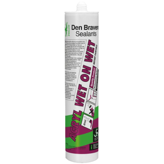 ΣΙΛΙΚΟΝΗ DEN-BRAVEN WET-ON-WET 310ML ΛΕΥΚΗ